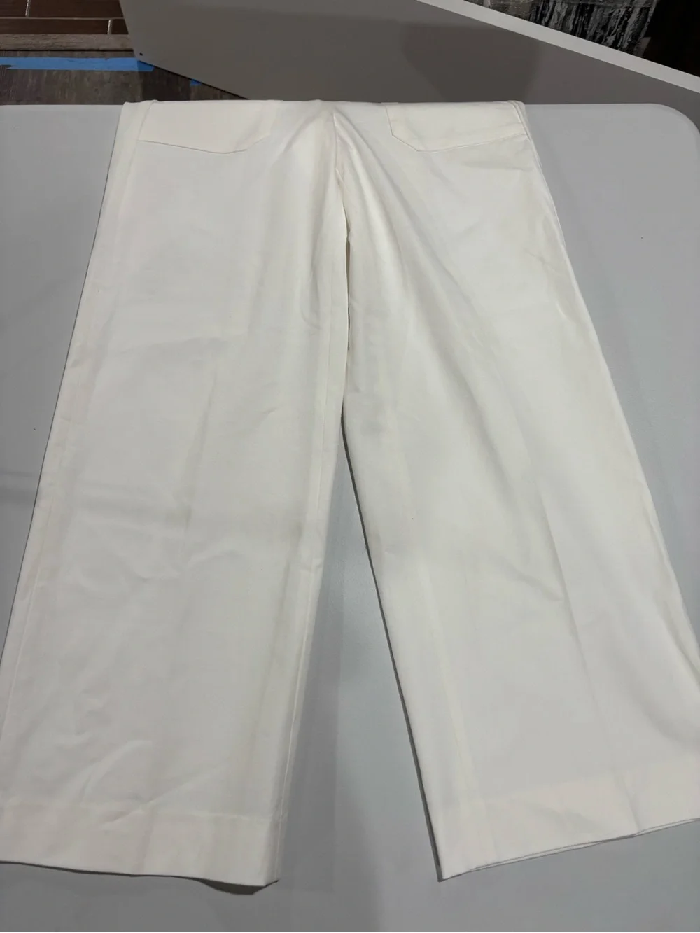J. Crew women’s White Dress Pants - Clean Tailored Waist